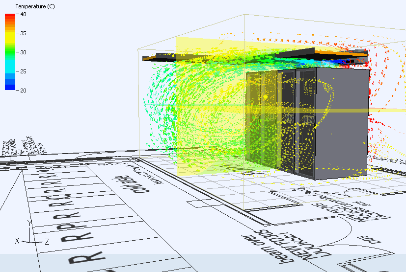 Datacenter modelling GIF cfd modelling